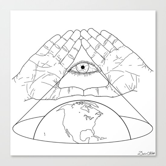 Annuit oeptis Canvas Print