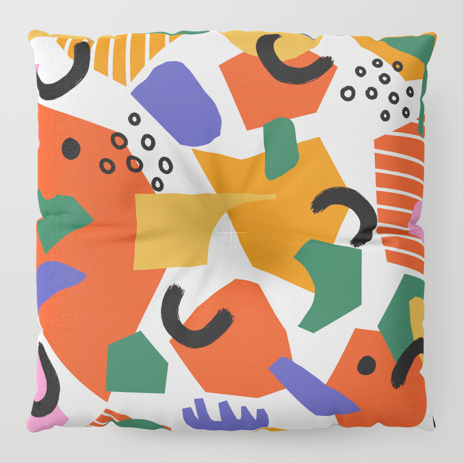 puzzle floor pillows