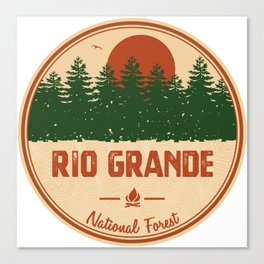 Rio Grande National Forest Canvas Print