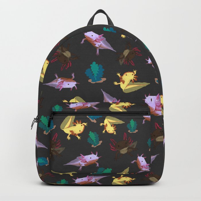 purple axolotl squishmallow backpack