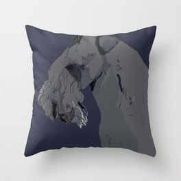 Kerry Blue Terrier Throw Pillow