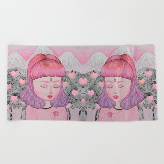 Peach Beach Towel