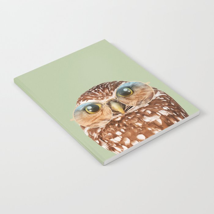 OWL WITH GLASSES Notebook