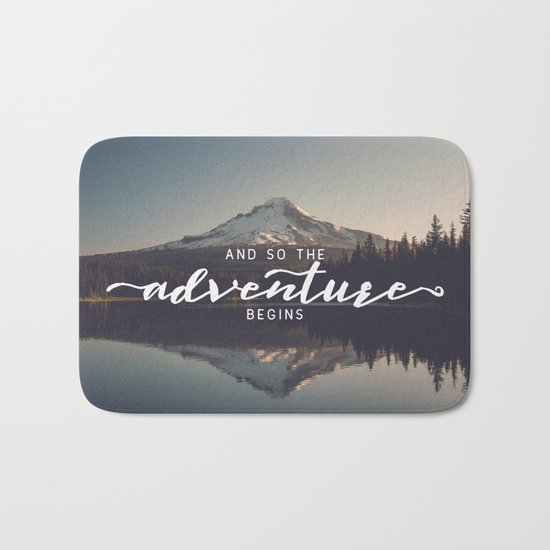 Trillium Adventure Begins Bath Mat