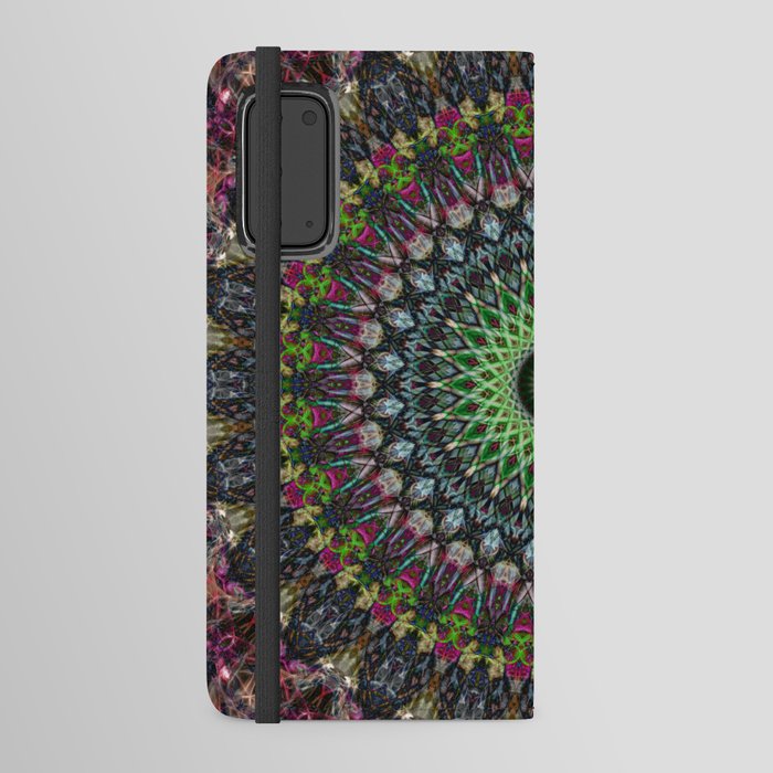 Colorful mandala Android Wallet Case