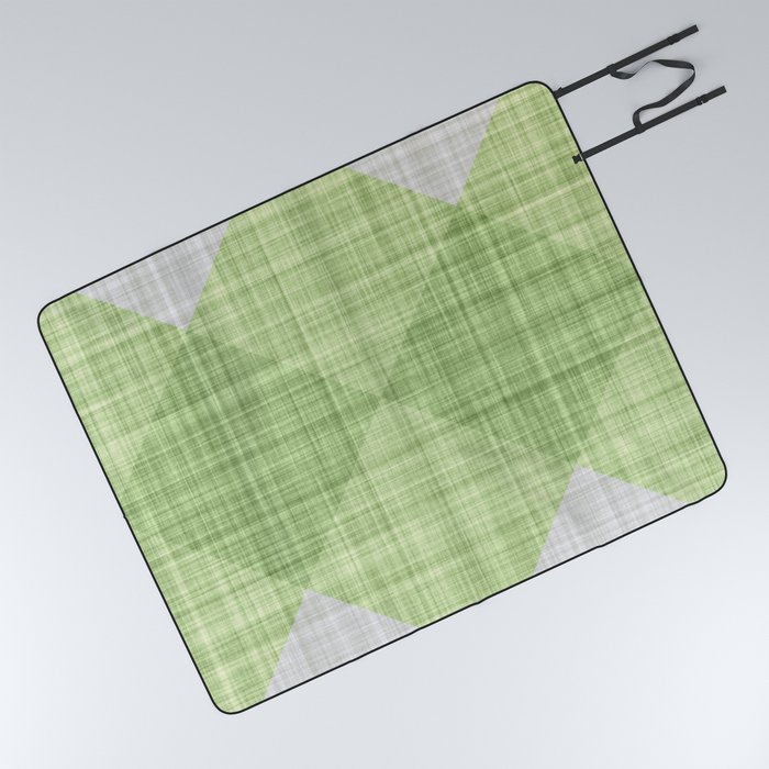 Connected Green Picnic Blanket