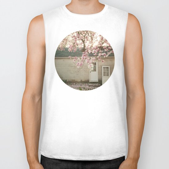 Magnolia Tree Biker Tank