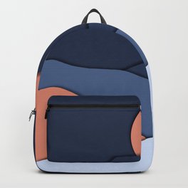 mountain hill moon abstract   Backpack