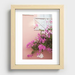 Santorini Oia Beauty Dream #5 #wall #decor #art #society6 Recessed Framed Print