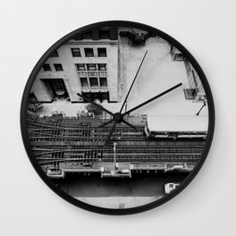 looking down on the tracks ... Wall Clock