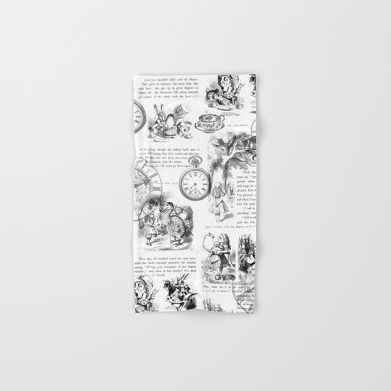 Alice in Wonderland - Pages Hand & Bath Towel