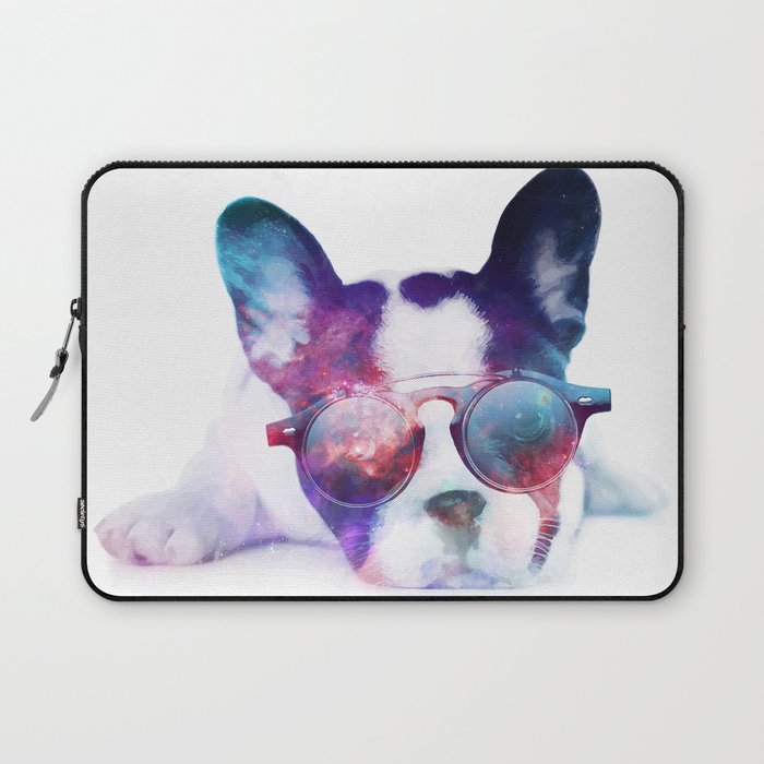 Space Frenchie  Laptop Sleeve
