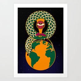 Outta This Whirled Art Print