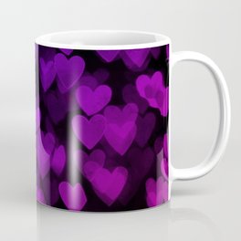 Goth hearts black pink purple Mug
