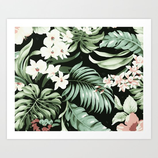 Jungle blush Art Print