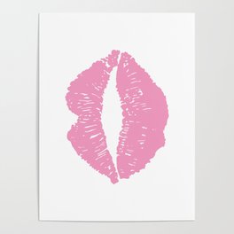 Light Pink Lips Poster