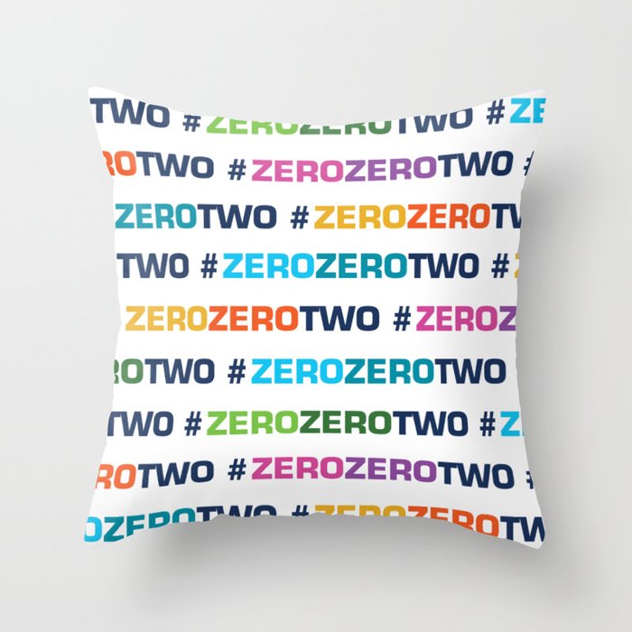 Zero zero start fun game Throw Pillow