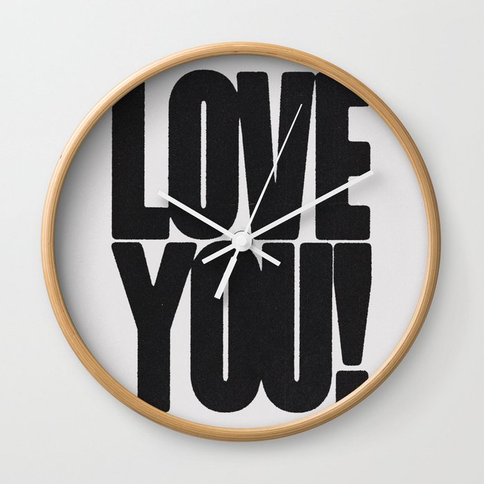 Love You! Wall Clock