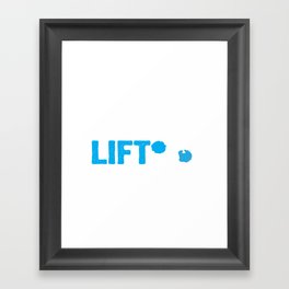 Do You Even Lift Bro? Framed Art Print
