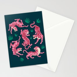 Night Race: Pink Tiger Edition Stationery Card