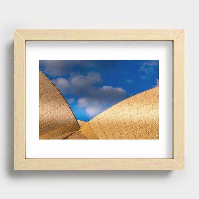 Abstract view -  Sydney Opera House | Travel photography Australia print Recessed Framed Print