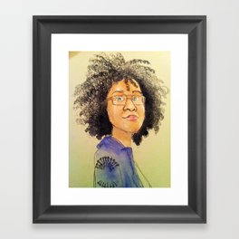  A woman Framed Art Print
