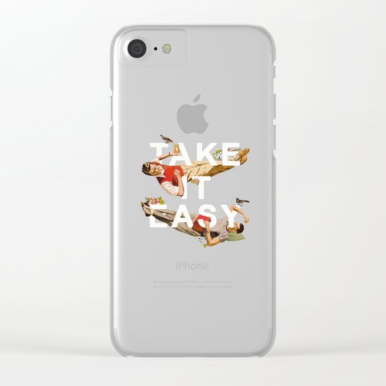 Take It Easy Clear iPhone Case