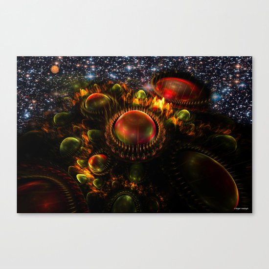Starship Arriving Canvas Print