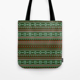 Christmas Pattern | Xmas Gift Idea Santa Claus Tote Bag