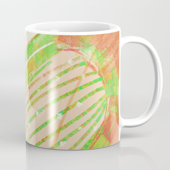 Orange cactus-Abstract painting Coffee Mug