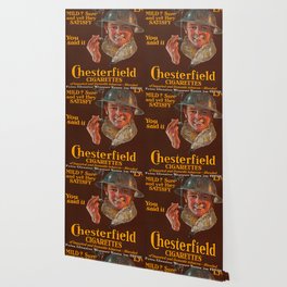 Chesterfield Cigarettes 15 Cents, Mild? Sure and Yet They Satisfy, 1914-1918 by Joseph Christian Leyendecker Wallpaper