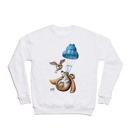 Flying basset Crewneck Sweatshirt