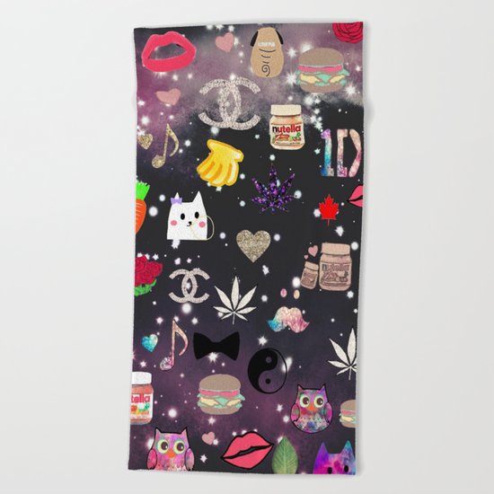 love it-325 Beach Towel
