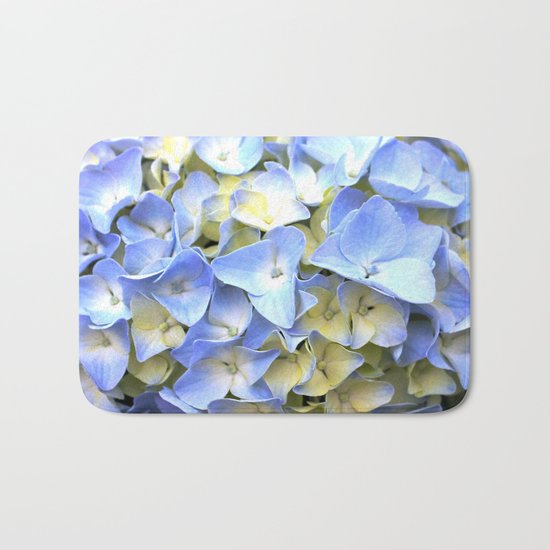 Soft Periwinkle Hydrangea Bath Mat