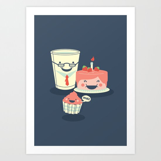 Oh! my sweet little cupcake. Art Print