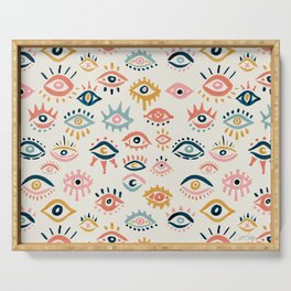 Mystic Eyes – Primary Palette Serving Tray