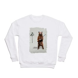 Bear with a shotgun Crewneck Sweatshirt