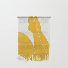 Nude in yellow 3 Wall Hanging