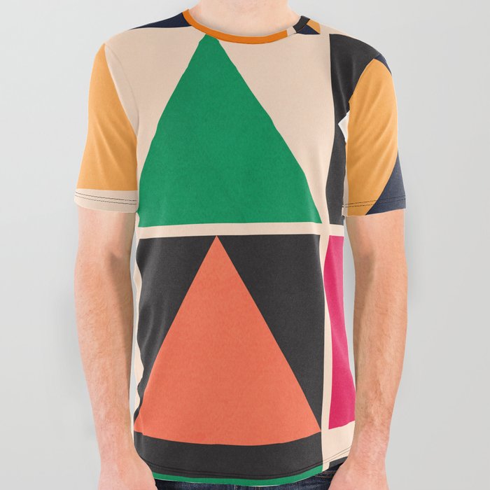 Geometric Abstraction 212 All Over Graphic Tee