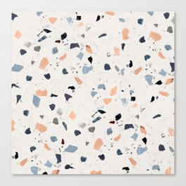 terrazzo pattern Canvas Print