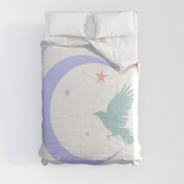 moon bird Comforter