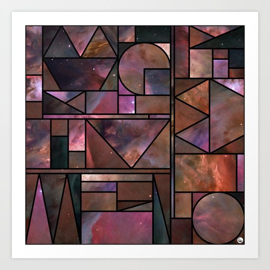 Kaku Nebula Art Print