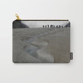 Glacial Stream and Hikers Carry-All Pouch