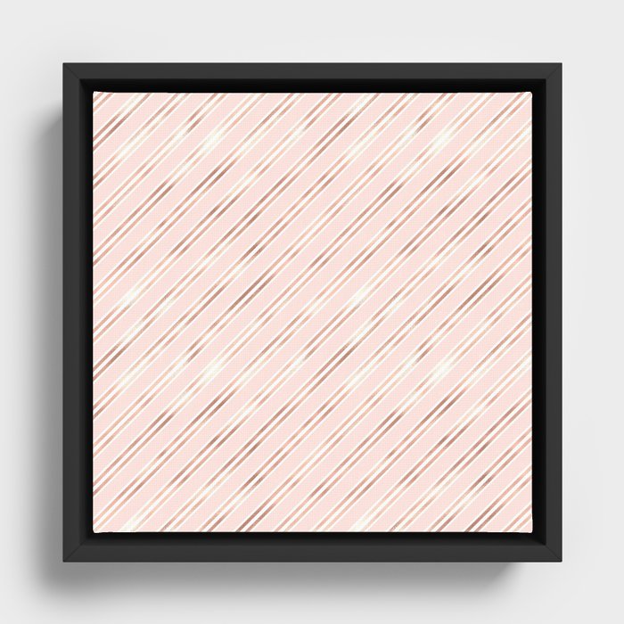 Celebration Pattern Design Framed Canvas