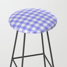 Periwinkle Collection - Check Pattern 2 Bar Stool