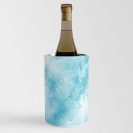 Aqua Teal Blue Coastal Wine Chiller