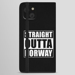 Straight Outta Norway iPhone Wallet Case