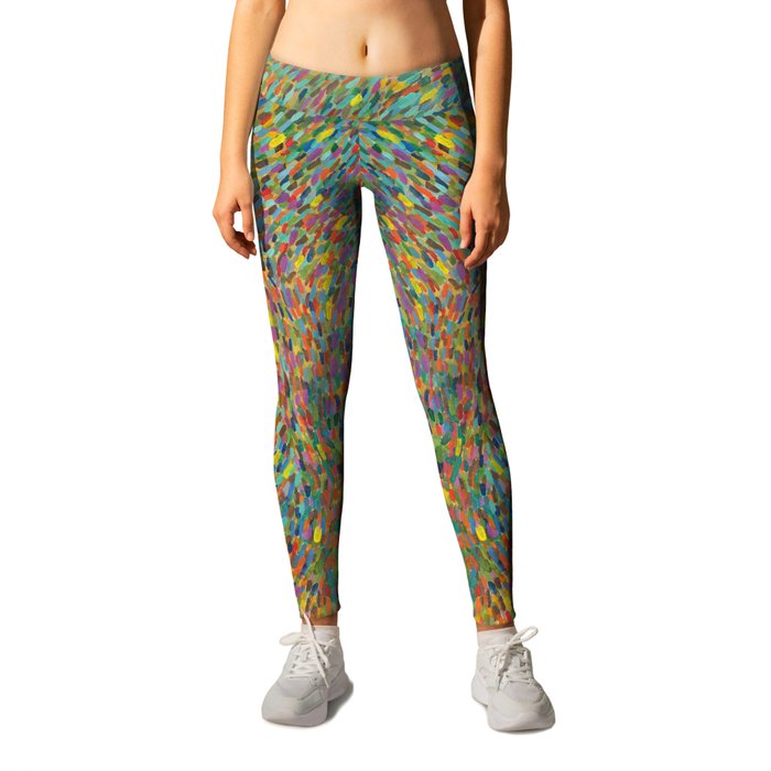 Here Comes the Sun - Van Gogh impressionist abstract Leggings by James ...