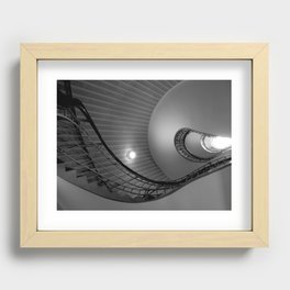 Staircase Cubism Architecture Recessed Framed Print