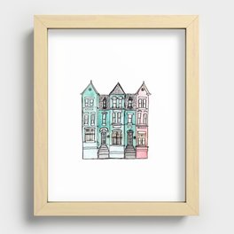 DC Row House No. 2 II U Street Recessed Framed Print